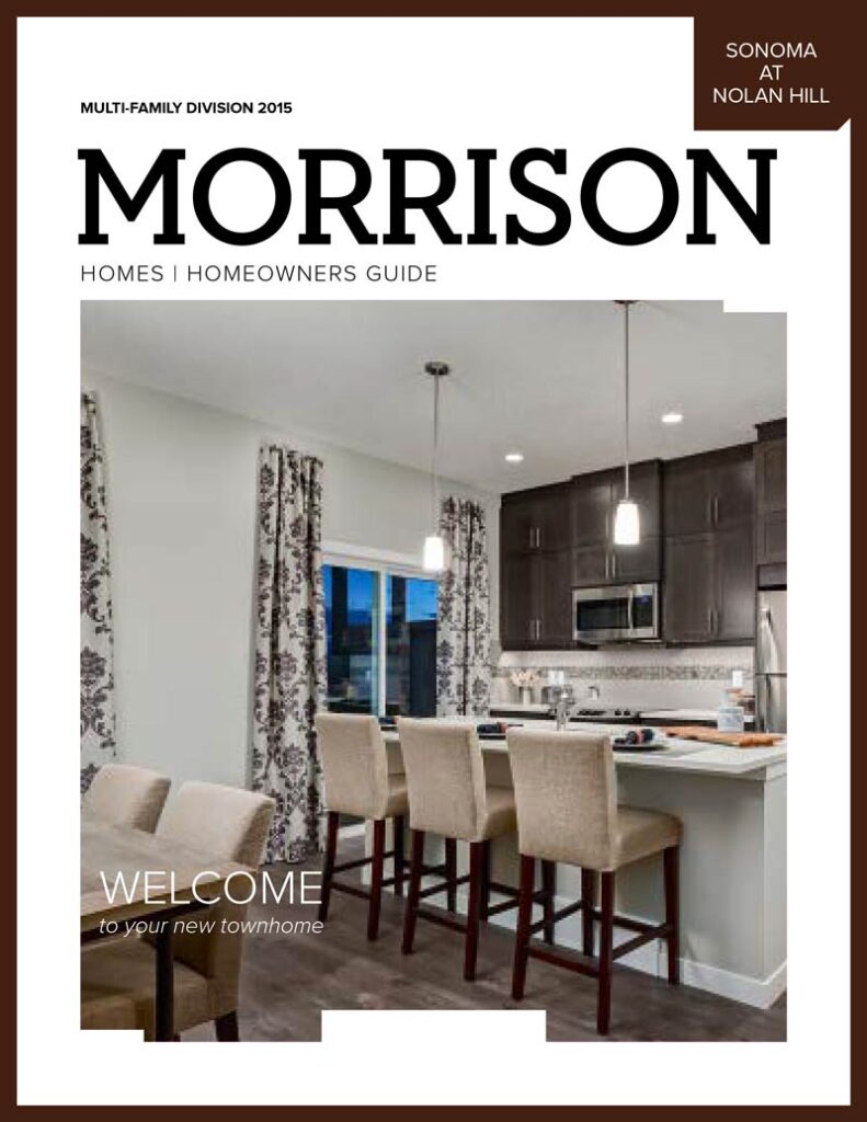 Morrison homes home owners guide